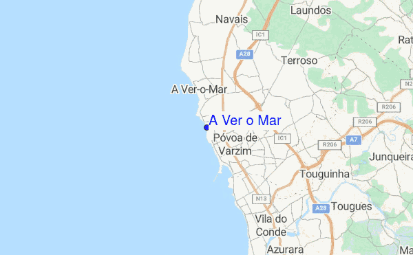 A Ver o Mar location map