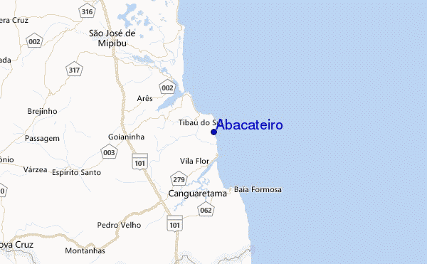 Abacateiro Location Map