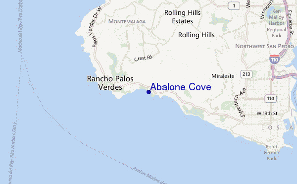 Abalone Cove location map