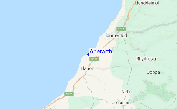 Aberarth location map