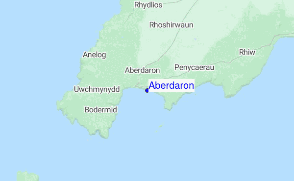 Aberdaron location map