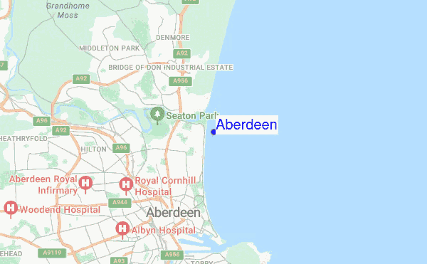 Aberdeen location map