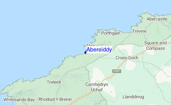 Abereiddy location map