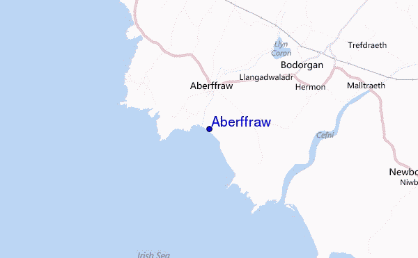 Aberffraw location map