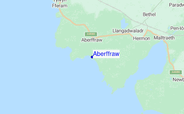 Aberffraw location map