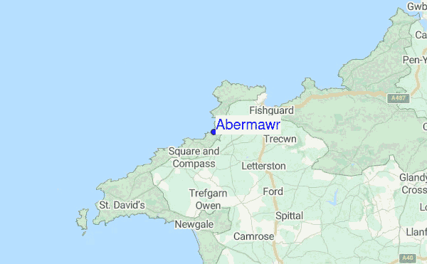 Abermawr Location Map