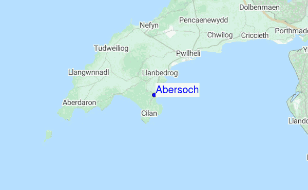 Abersoch Location Map