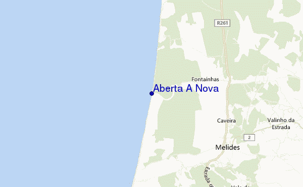 Aberta A Nova location map