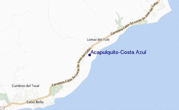 Acapulquito-Costa Azul location map