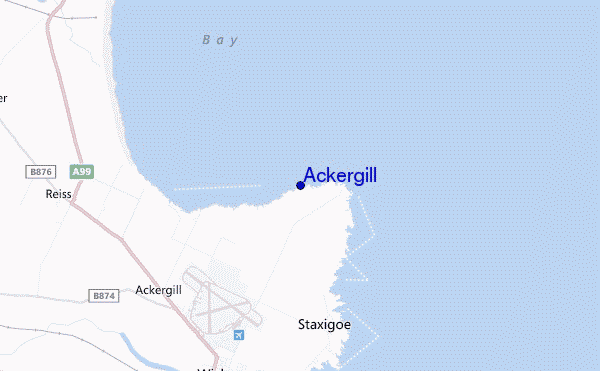Ackergill location map