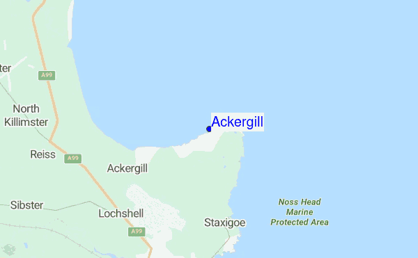 Ackergill location map