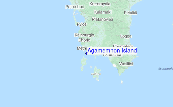 Agamemnon Island Location Map