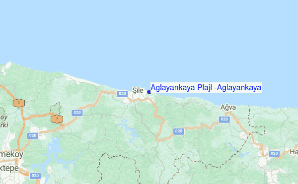 Ağlayankaya Plajı (Aglayankaya) Location Map