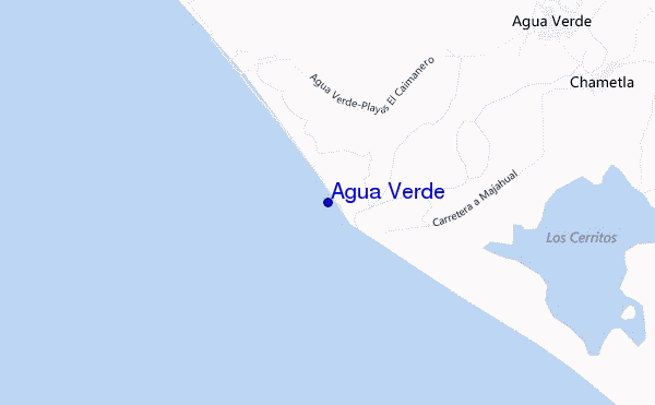 Agua Verde location map