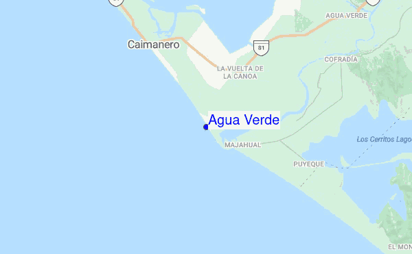 Agua Verde location map