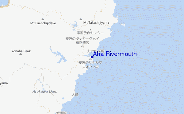 Aha Rivermouth location map