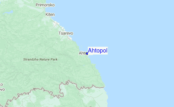Ahtopol Location Map