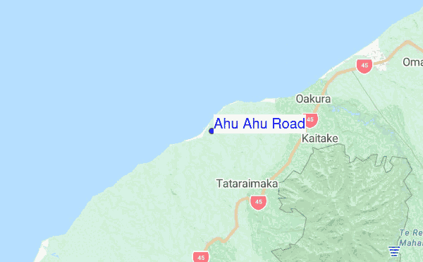 Ahu Ahu Road location map