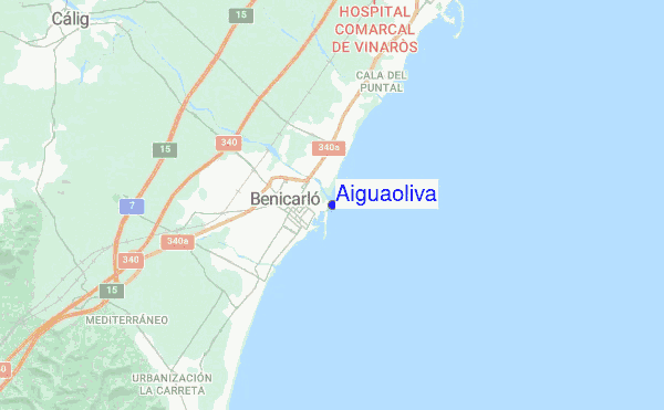 Aiguaoliva location map