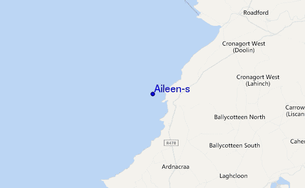 Aileen's location map