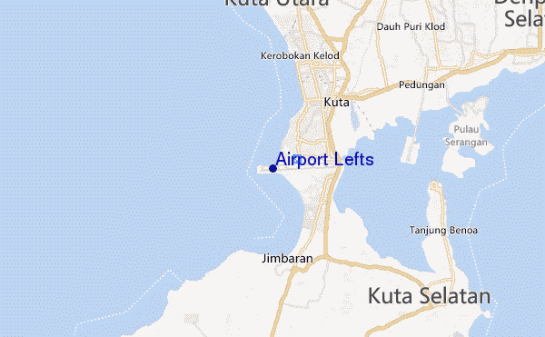 Airport Lefts location map