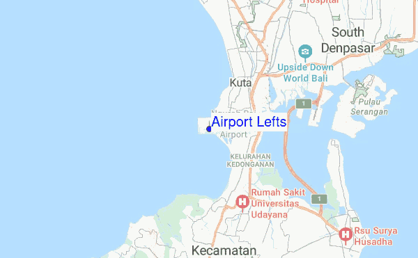 Airport Lefts location map