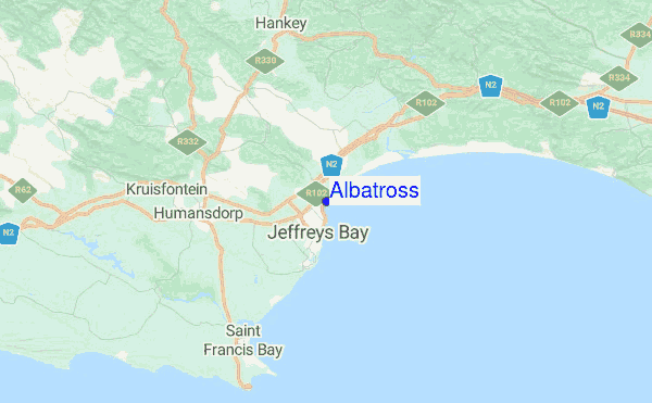 Albatross Location Map