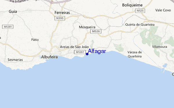 Alfagar location map