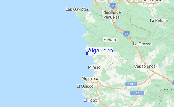 Algarrobo Location Map