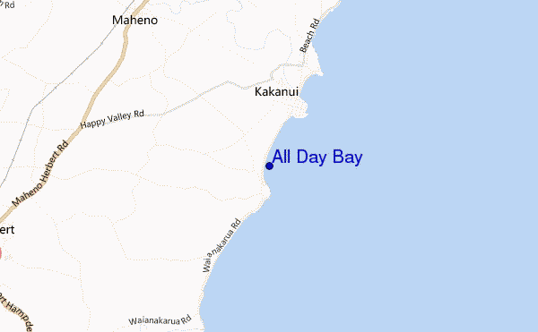 All Day Bay location map