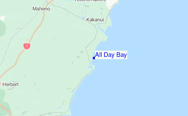 All Day Bay location map