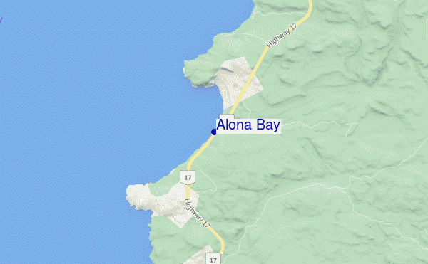 Alona Bay location map