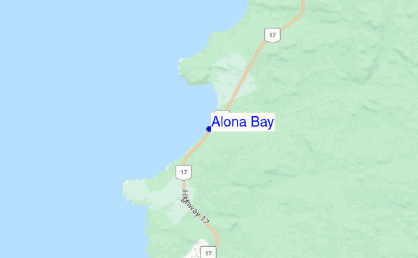 Alona Bay location map