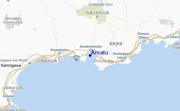 Amatu location map
