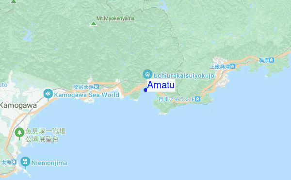 Amatu location map