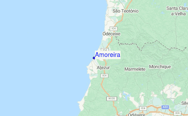 Amoreira Location Map