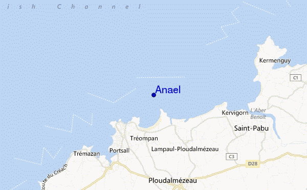 Anael location map