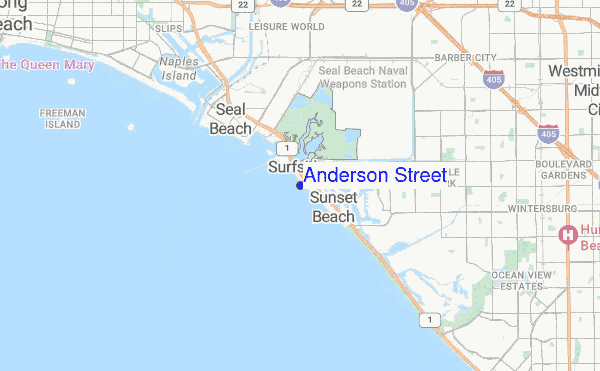 Anderson Street location map