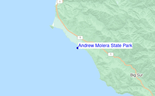 Andrew Molera State Park location map