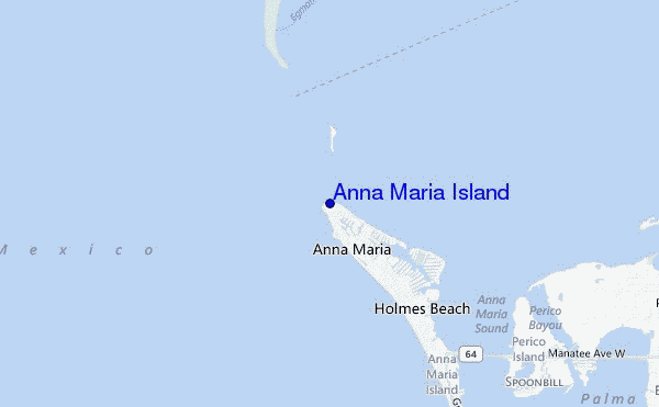 Anna Maria Island location map