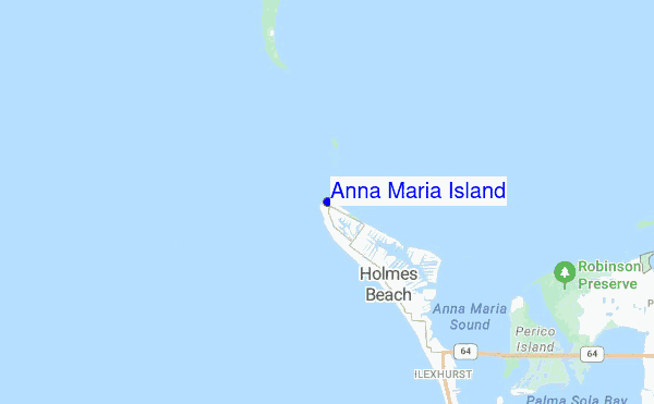 Anna Maria Island location map