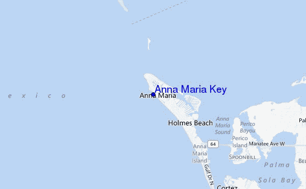 Anna Maria Key location map