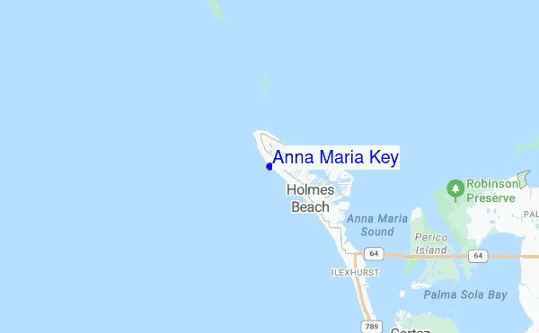 Anna Maria Key location map