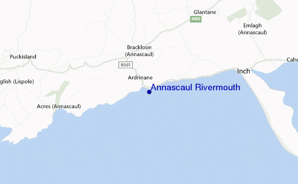 Annascaul Rivermouth location map
