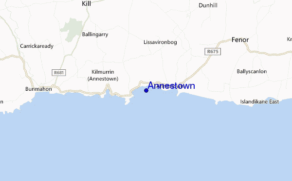 Annestown location map