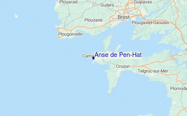 Anse de Pen-Hat Location Map