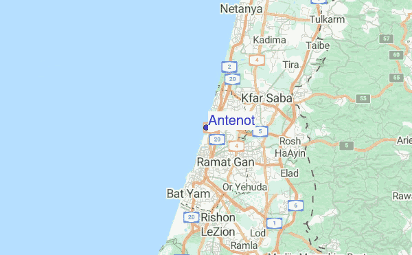 Antenot Location Map