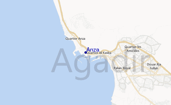 Anza location map