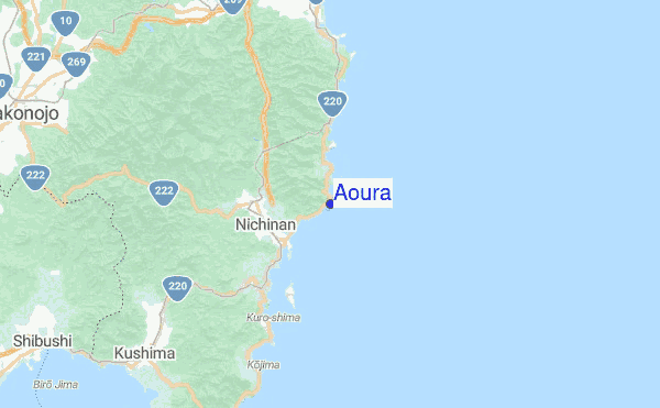 Aoura Surf Forecast and Surf Reports (Kyu Shu, Japan)