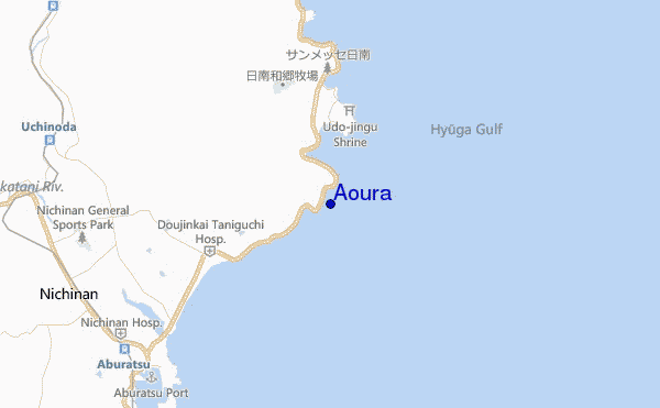Aoura location map